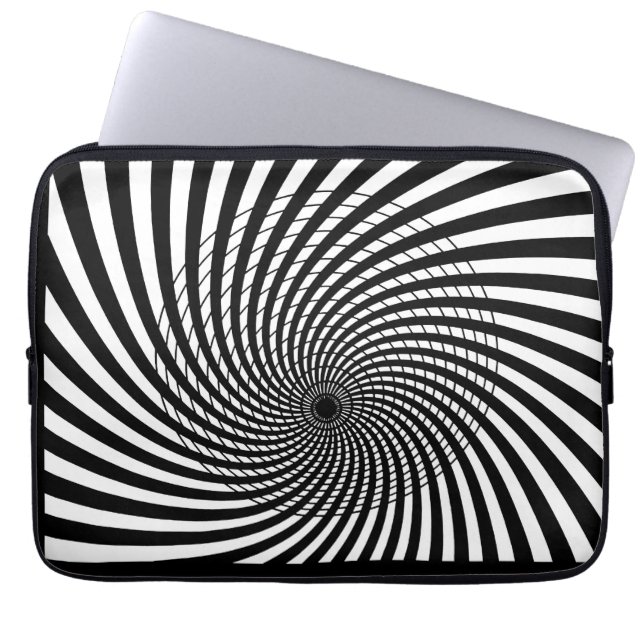 OPTISCHE ILLUSION Retro Art Laptop-Sieb Laptopschutzhülle (Vorderseite)