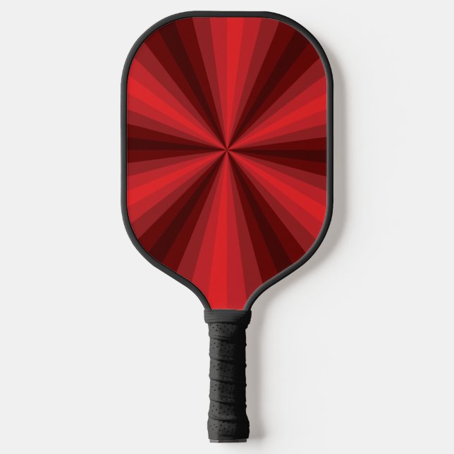 Optische Illusion rot Pickleball Schläger (Vorderseite)