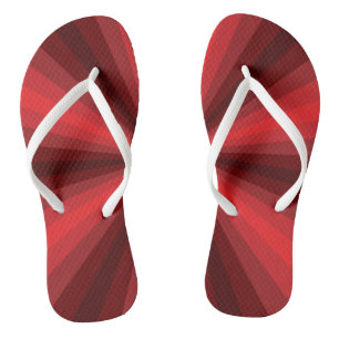 Optische Illusion Rote Flip Flops