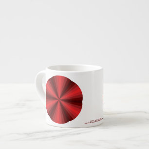 Optische Illusion Rote Spezialität Tasse