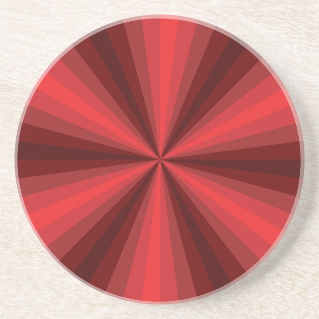 Optische Illusion Roter Untersetzer (Vorne)