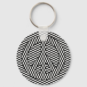 Optische Illusion Schlüsselanhänger