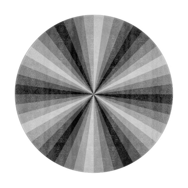Optische Illusion Schwarzes Glas-Schneidebrett Schneidebrett (Vorderseite)