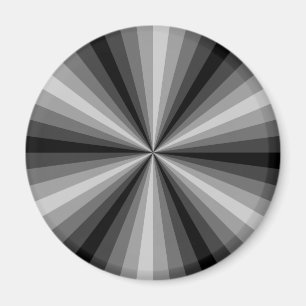Optische Illusion Schwarzes Magnet