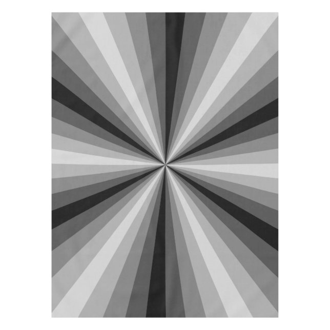 Optische Illusion Schwarzes Tablett Tischdecke (Vorderseite)