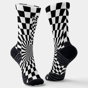 optische Illusion Socken