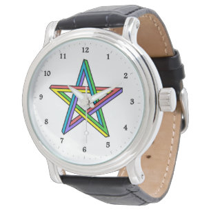 Optische Illusion Star Watch Armbanduhr