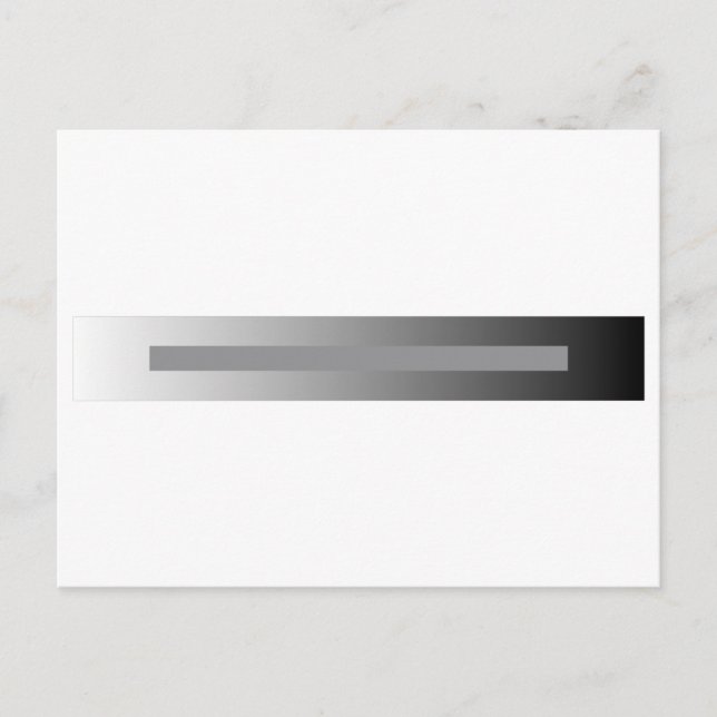 Optische Illusion: Streifen Postkarte (Vorderseite)