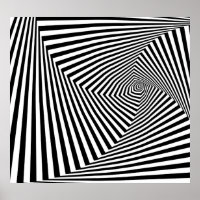 Optische Illusion: Striptes geometrisches Abstrakt