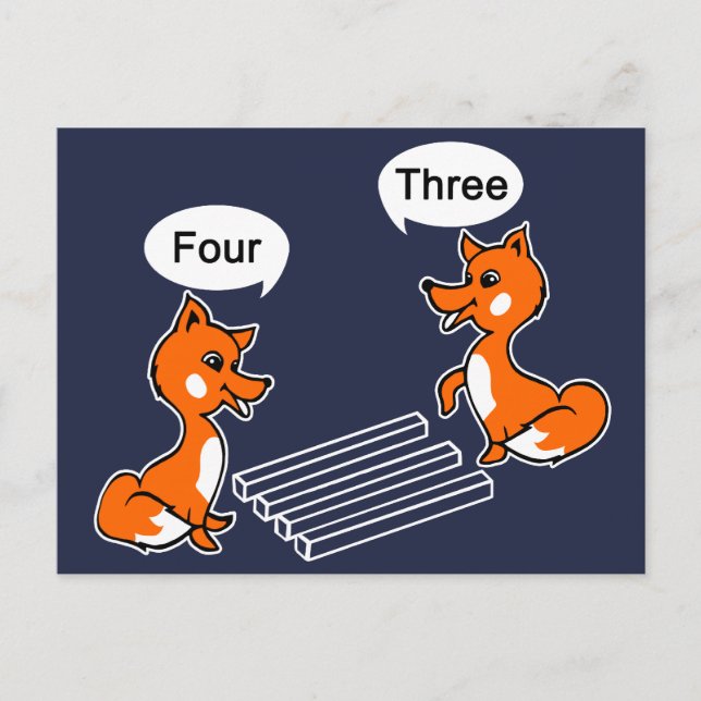 Optische Illusion Trick Blue Postkarte (Vorderseite)