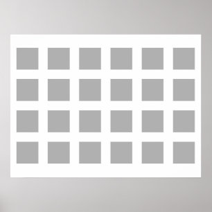 Optische Illusion Verschwinden der Graustufen und Poster