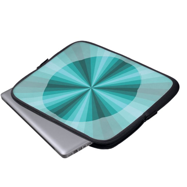 Optische Illusion Wassertop-Gehäuse Laptopschutzhülle (Vorne Knopf)