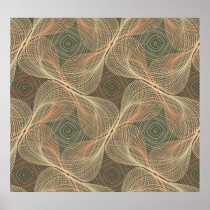 Optische Illusionen: Geometrische Intrigen Poster