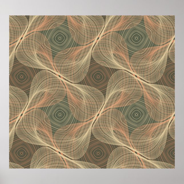 Optische Illusionen: Geometrische Intrigen Poster (Vorne)