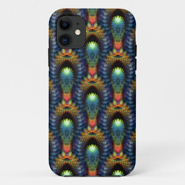 Optische Illusions-Fraktale Muster iPhone 5 Hülle (Rückseite)