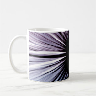 optische Illustration in Weiß und Schwarz Kaffeetasse
