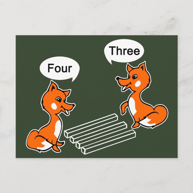 Optische Illustration Trick Green Postkarte (Vorderseite)