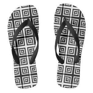 optische Karo-Flip-Flops Flip Flops