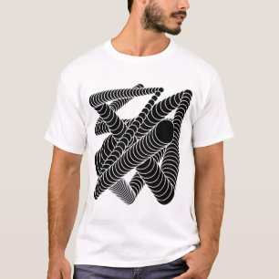 Optische Kreisgestaltung T-Shirt