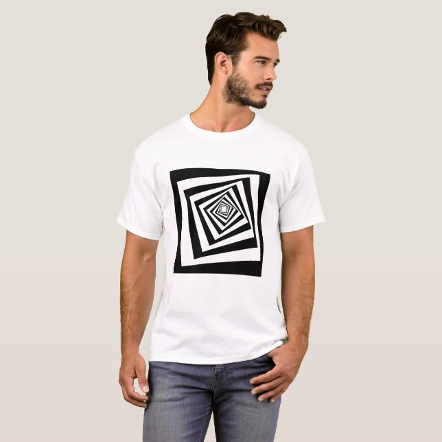 optische Kunst T-Shirt (Vorne ganz)