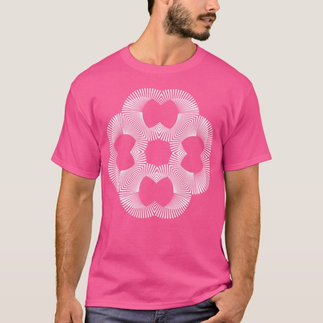 Optische psychedelische Illusions-Illusion T-Shirt (Vorderseite)