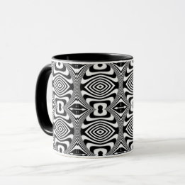 Optische Täuschung 3 Abstrakte Gestaltung Tasse