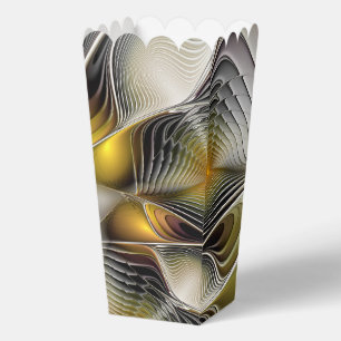 Optische Täuschung Abstract 3D Fraktal mit Tiefe Geschenkschachtel