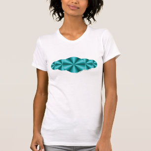 Optische Täuschung Aqua Frauen Leichtes Shirt