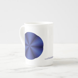 Optische Täuschung Blau Spezialtasse Prozellantasse