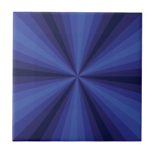 Optische Täuschung Blaue Kachel