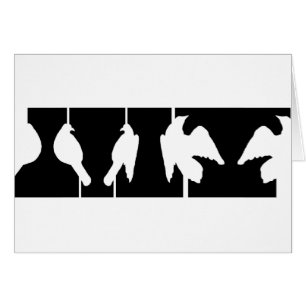 Optische Täuschung der Urnen oder der Vögel, die