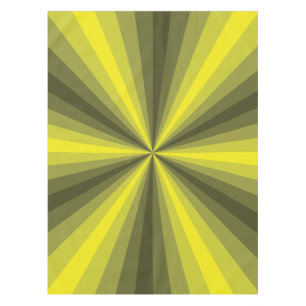 Optische Täuschung Gelbe Tischdecke
