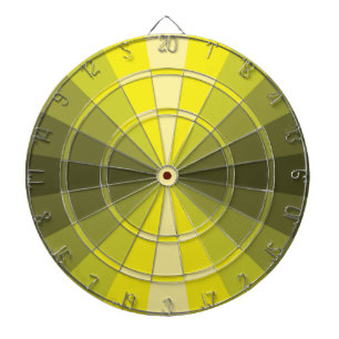 Optische Täuschung Gelbes Dart Board Dartscheibe