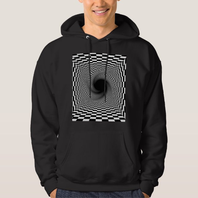 optische Täuschung Hoodie (Vorderseite)