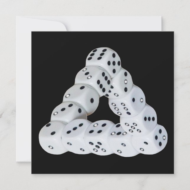 optische Täuschung Karte (Vorderseite)