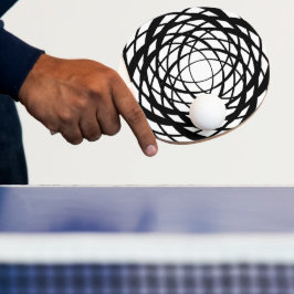 Optische Täuschung Ping Pong Paddle Tischtennis Schläger