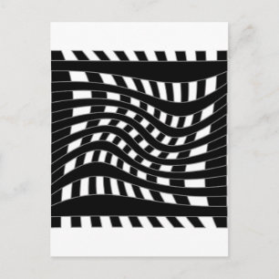 optische Täuschung Postkarte