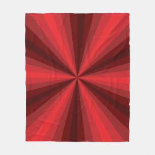 Optische Täuschung Rotes Flanell-Decke Fleecedecke