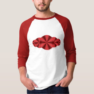 Optische Täuschung Rotes Leichtes Herrenhemd T-Shirt