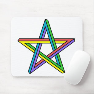 Optische Täuschung Stern-Mauspad Mousepad