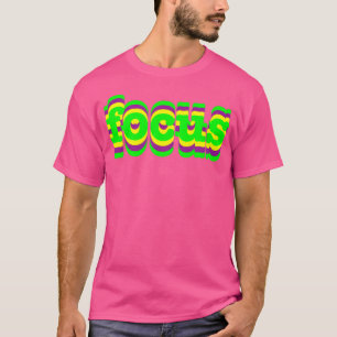 Optische Täuschung Trippy Fokus T-Shirt