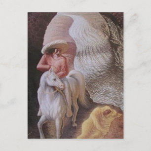 Optische Täuschungen Postkarte