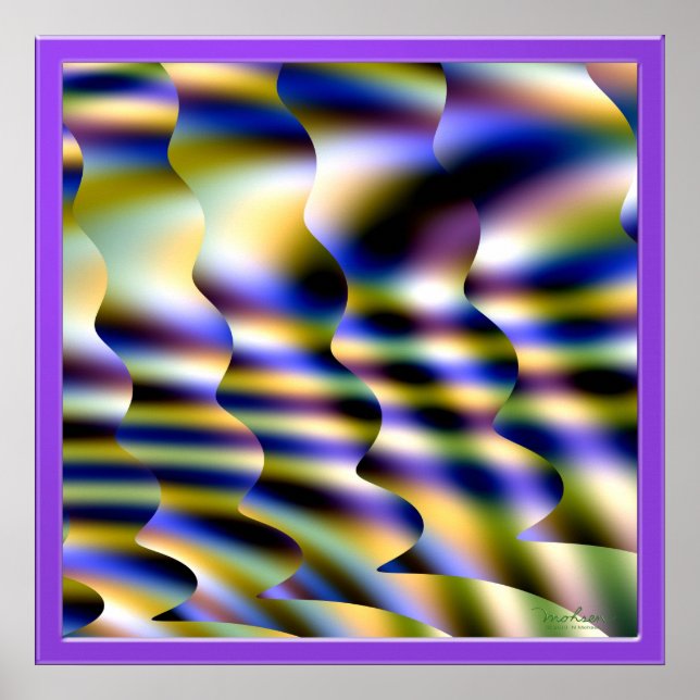 Optische Transcendentale Meditation Poster (Vorne)