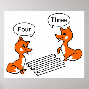 Optischer Illustrationstrick Poster