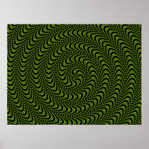 Optischer Strudel-Entwurf GRÖSSERE GRÖSSEN Poster