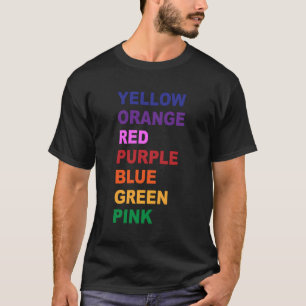 Optisches Illusions-Shirt - Regenbogen-Shirt T-Shirt
