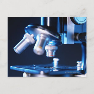 Optisches Mikroskop 3 Postkarte