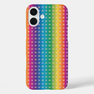 Optisches Regenbogendesign iPhone 16 Plus Hülle