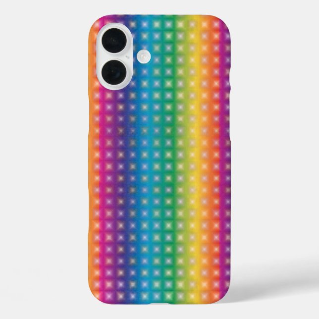 Optisches Regenbogendesign Case-Mate iPhone Hülle (Rückseite)