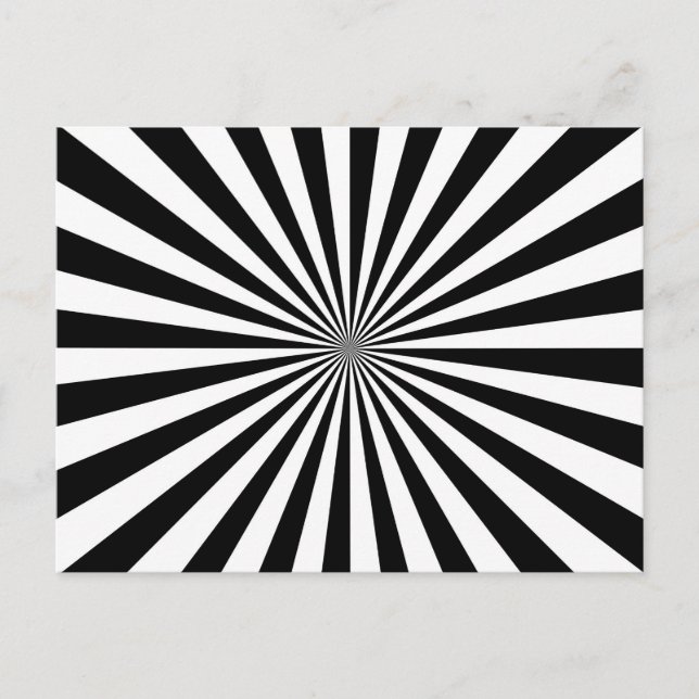 Optisches Sonnenschutzgitterdesign Postkarte (Vorderseite)